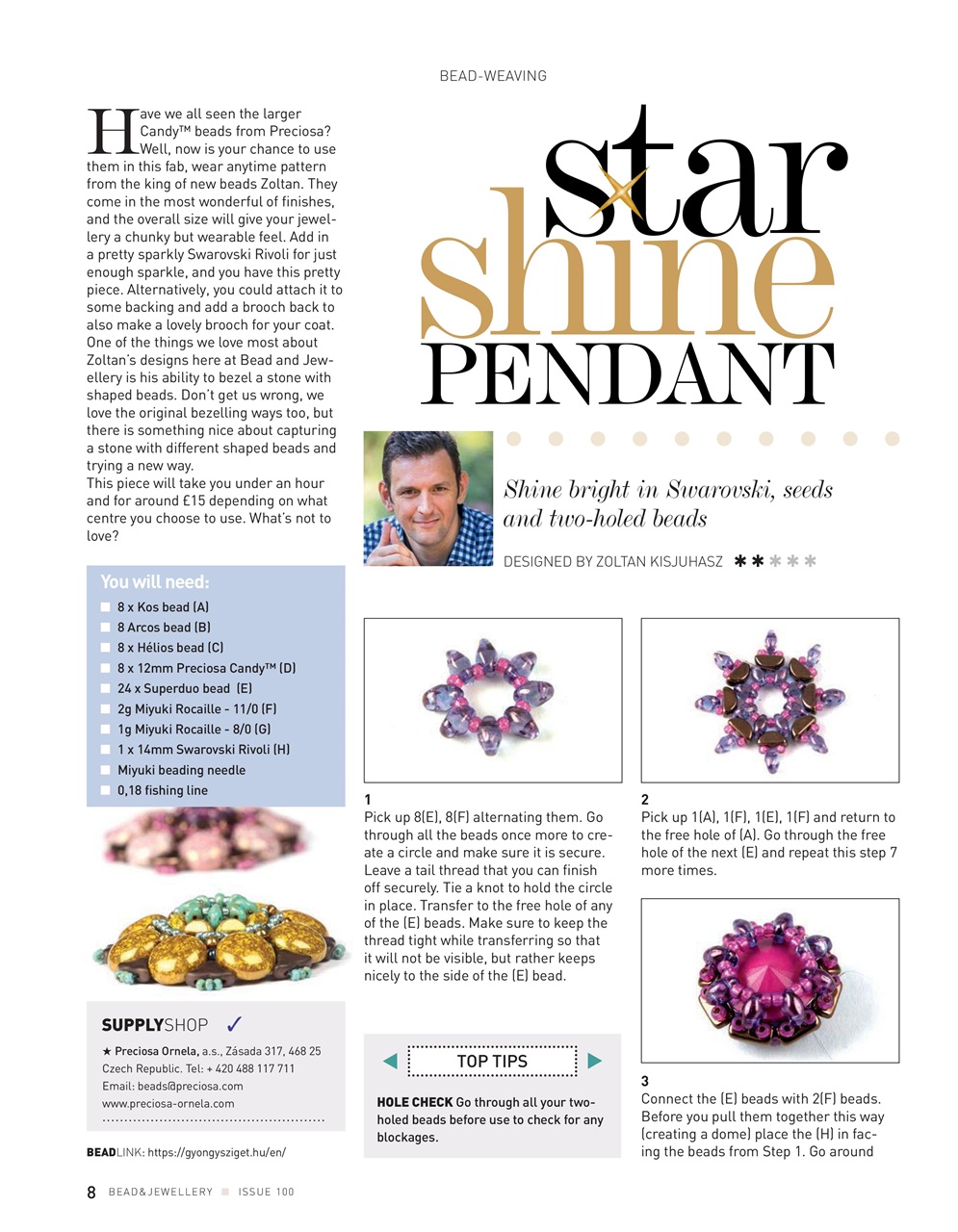 Bead & Jewellery Magazine Preview Pages