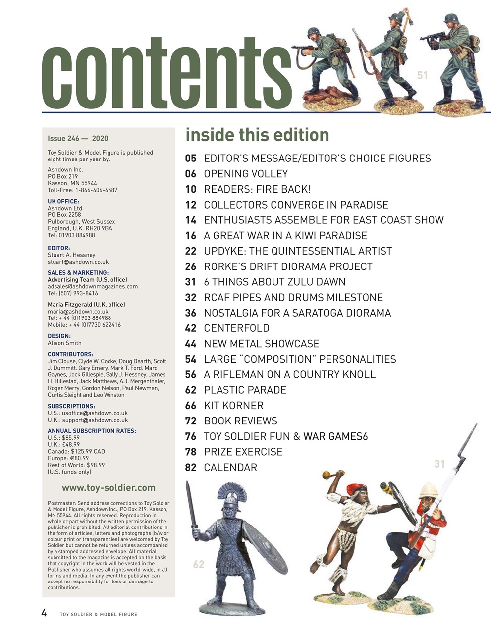 Toy Soldier & Model Figure Preview Pages