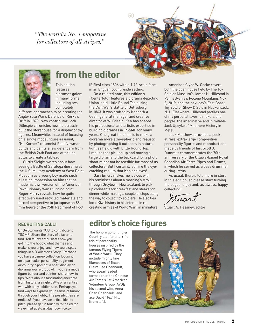 Toy Soldier & Model Figure Preview Pages