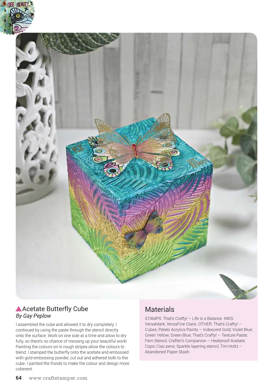 Craft Stamper Preview Pages