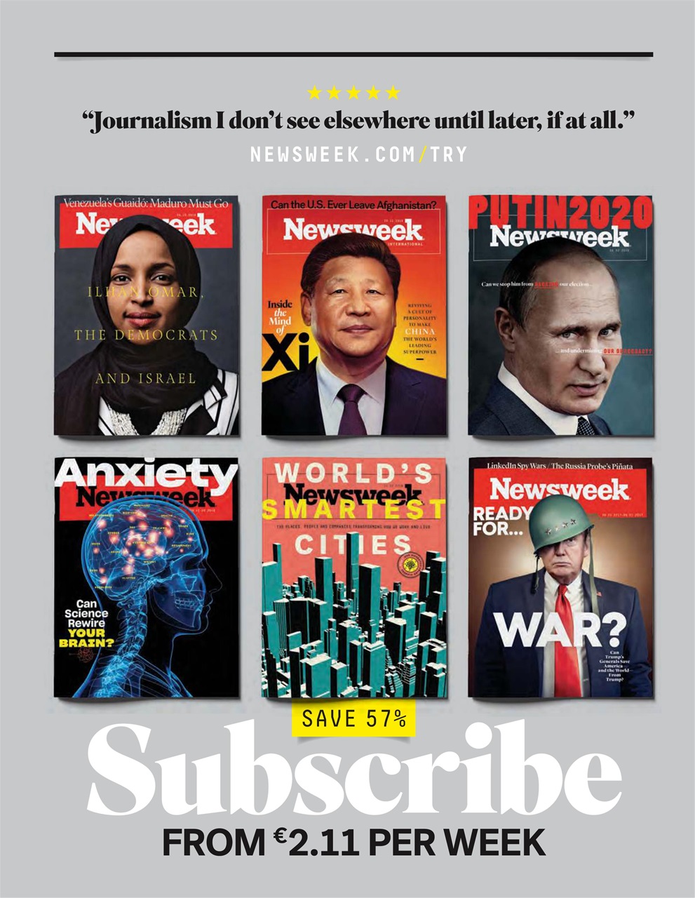 Newsweek International Preview Pages