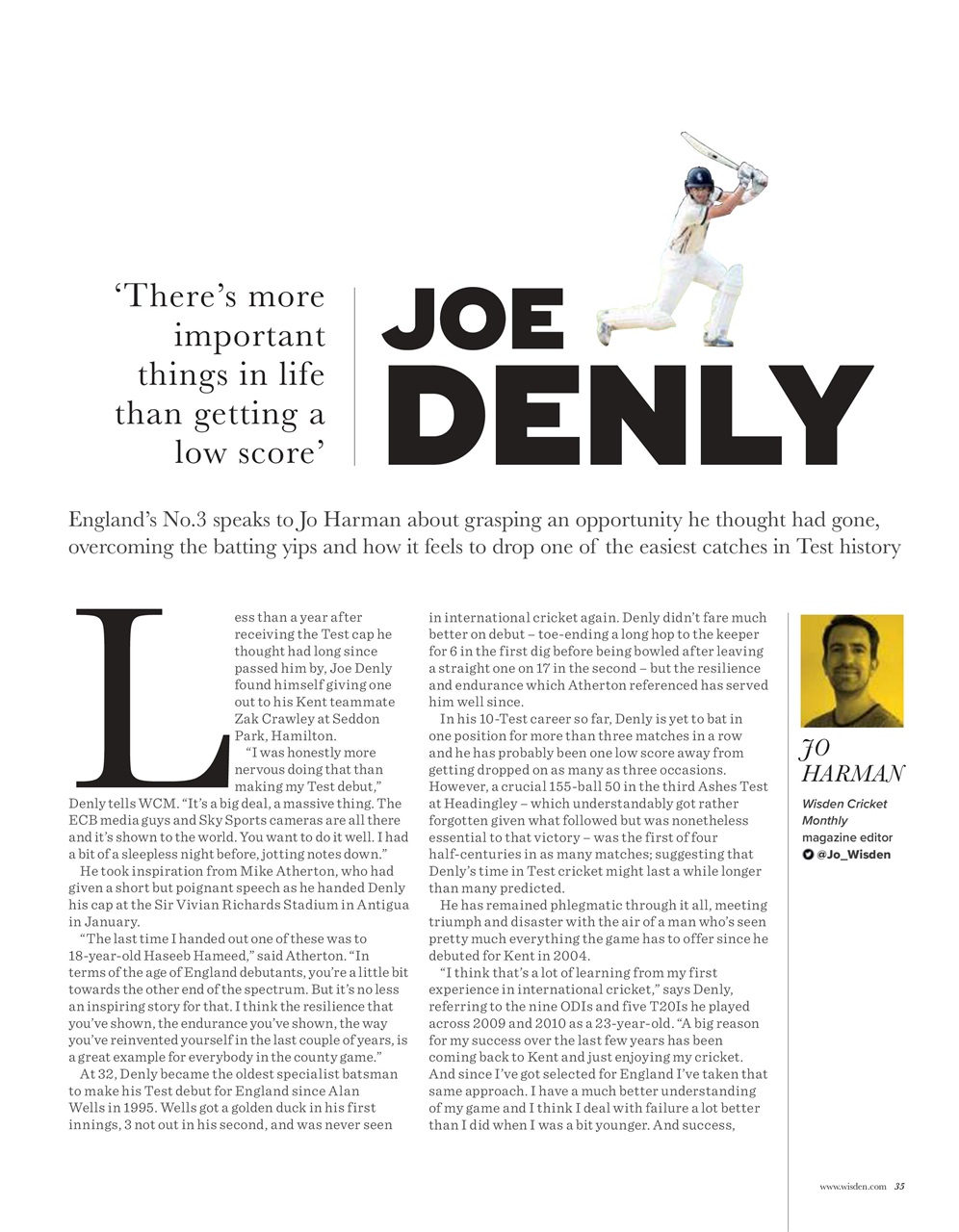 Wisden Cricket Monthly Preview Pages