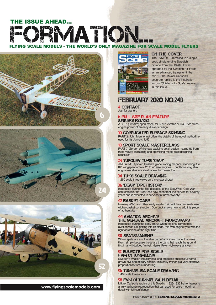 Radio Control Model Flyer Preview Pages