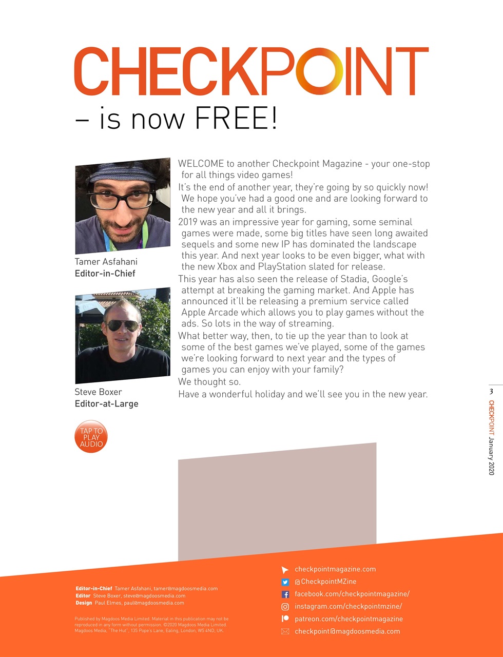 Checkpoint Magazine Preview Pages