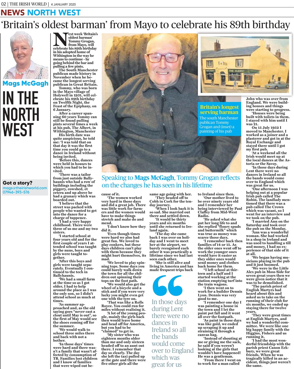 Irish World Preview Pages