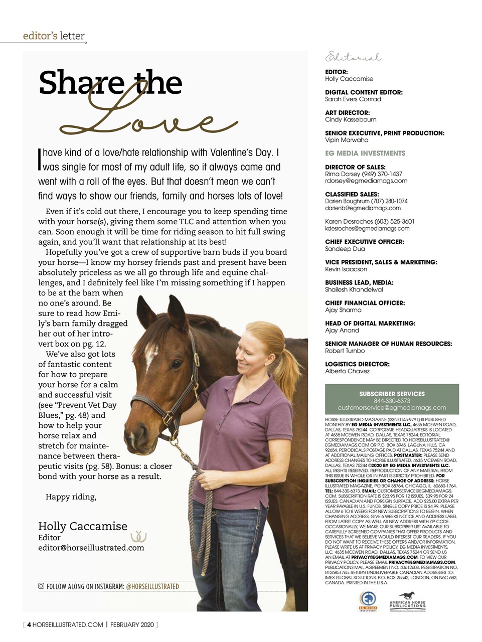 Horse Illustrated Magazine Preview Pages