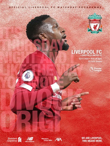 Liverpool FC Programmes issue 