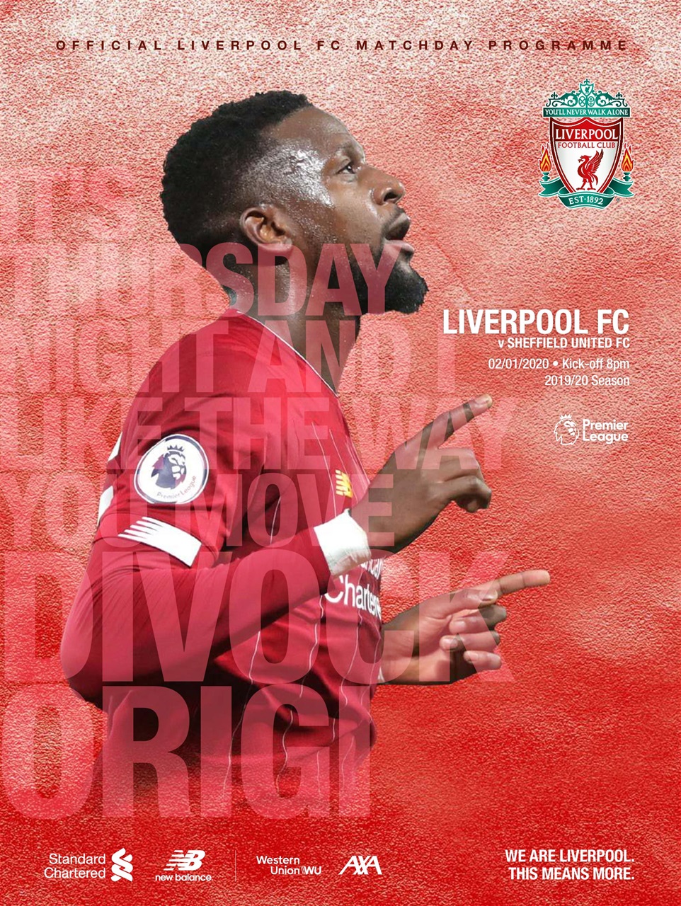 Liverpool FC Programmes Preview Pages