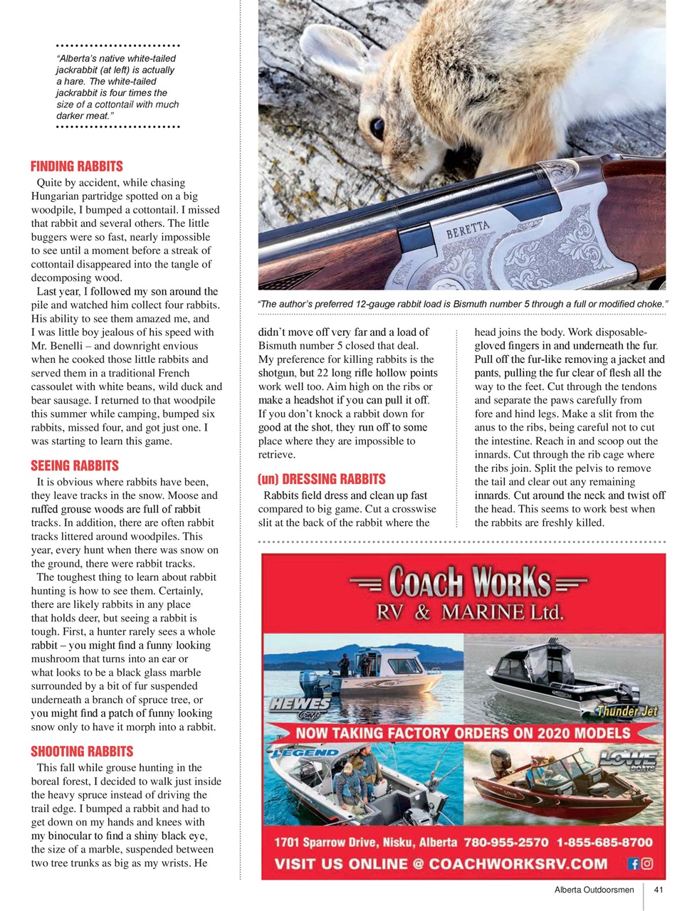 Alberta Outdoors Preview Pages