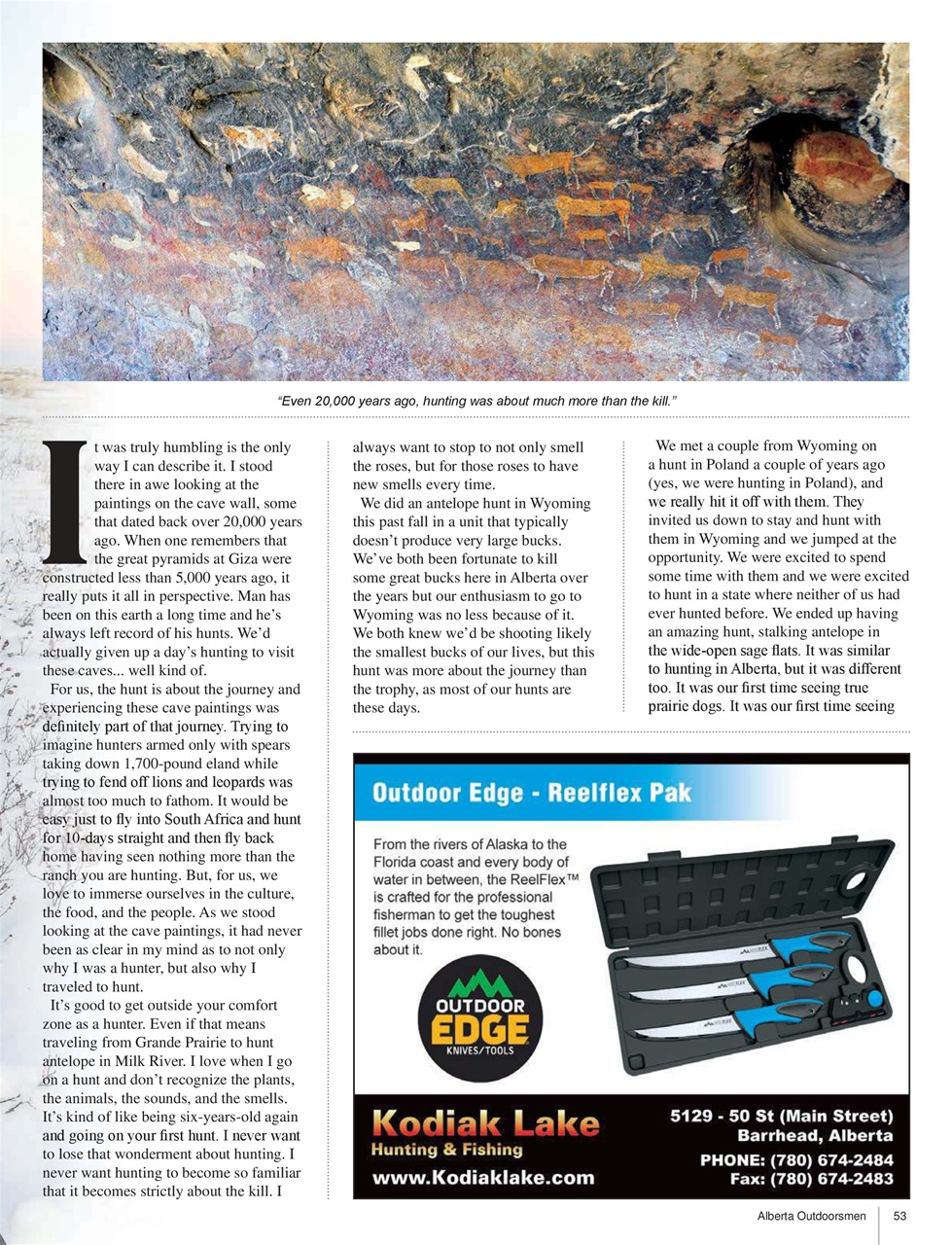 Alberta Outdoors Preview Pages