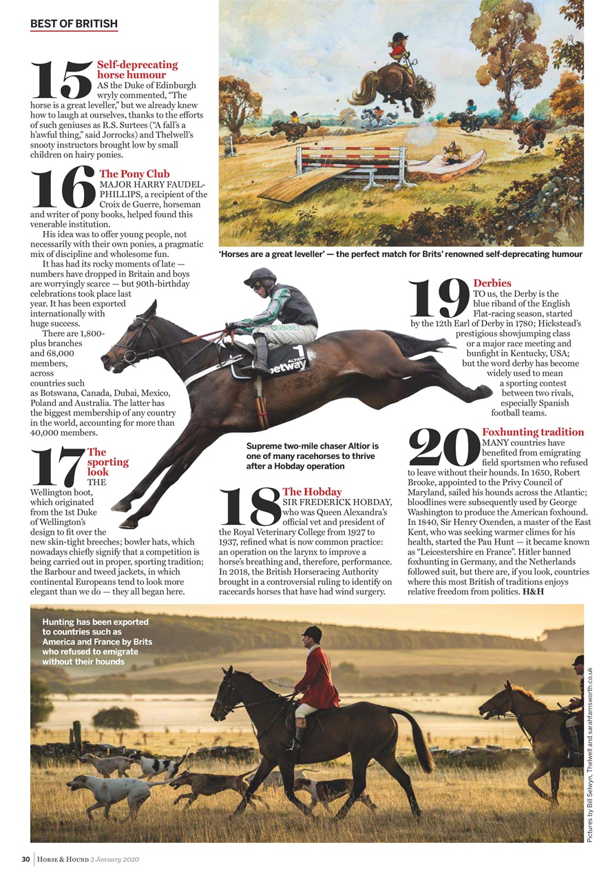 Horse & Hound Preview Pages
