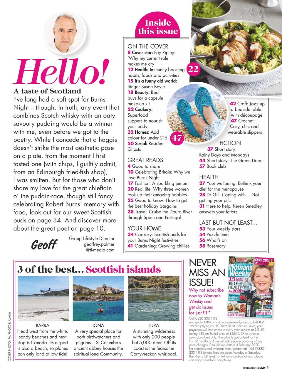 Woman's Weekly Preview Pages