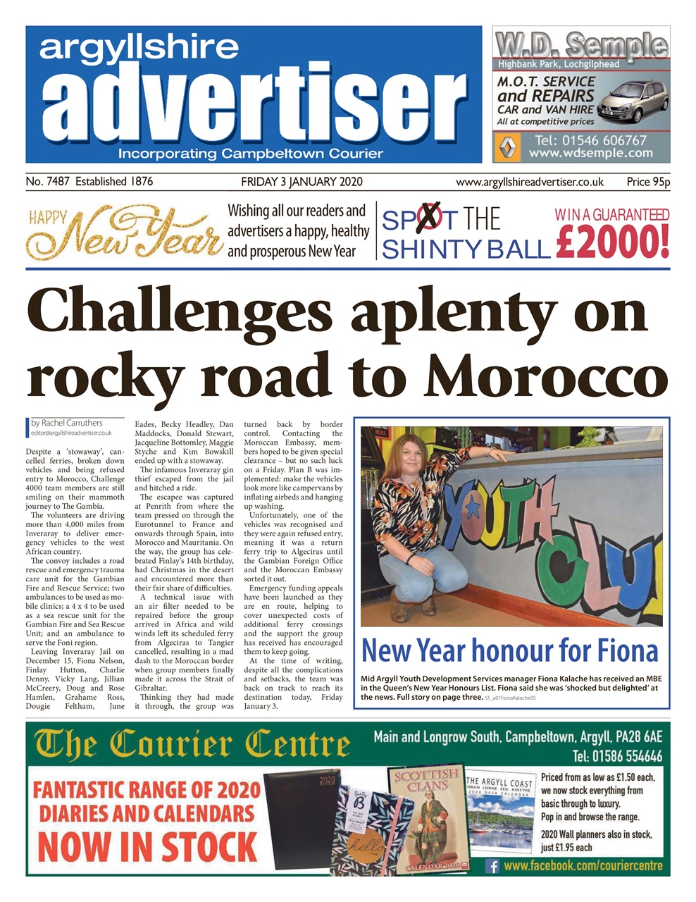 Argyllshire Advertiser Preview Pages