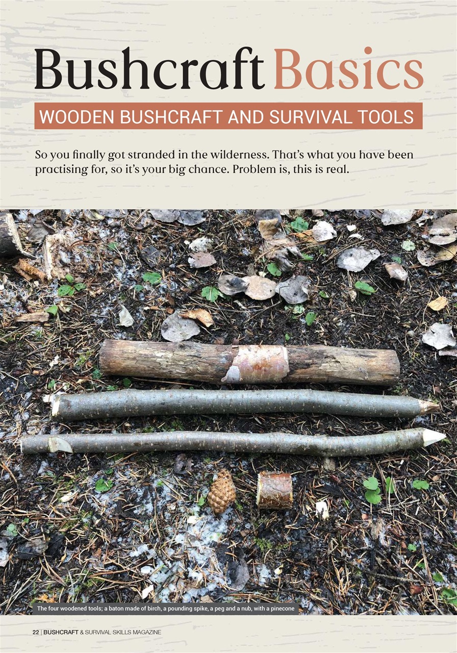 Bushcraft & Survival Skills Magazine Preview Pages