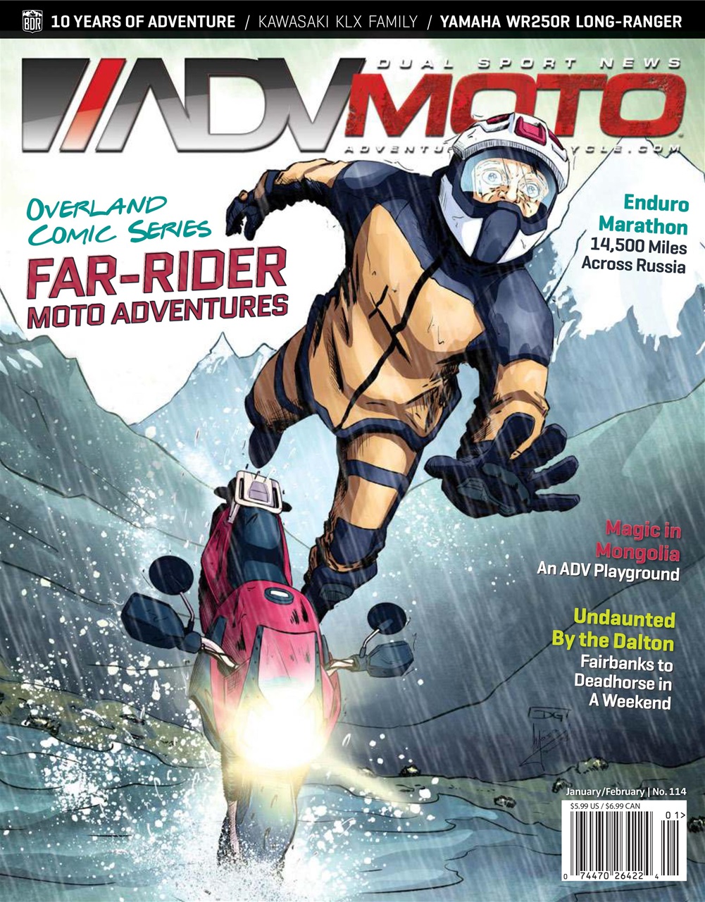 Adventure Motorcycle Preview Pages