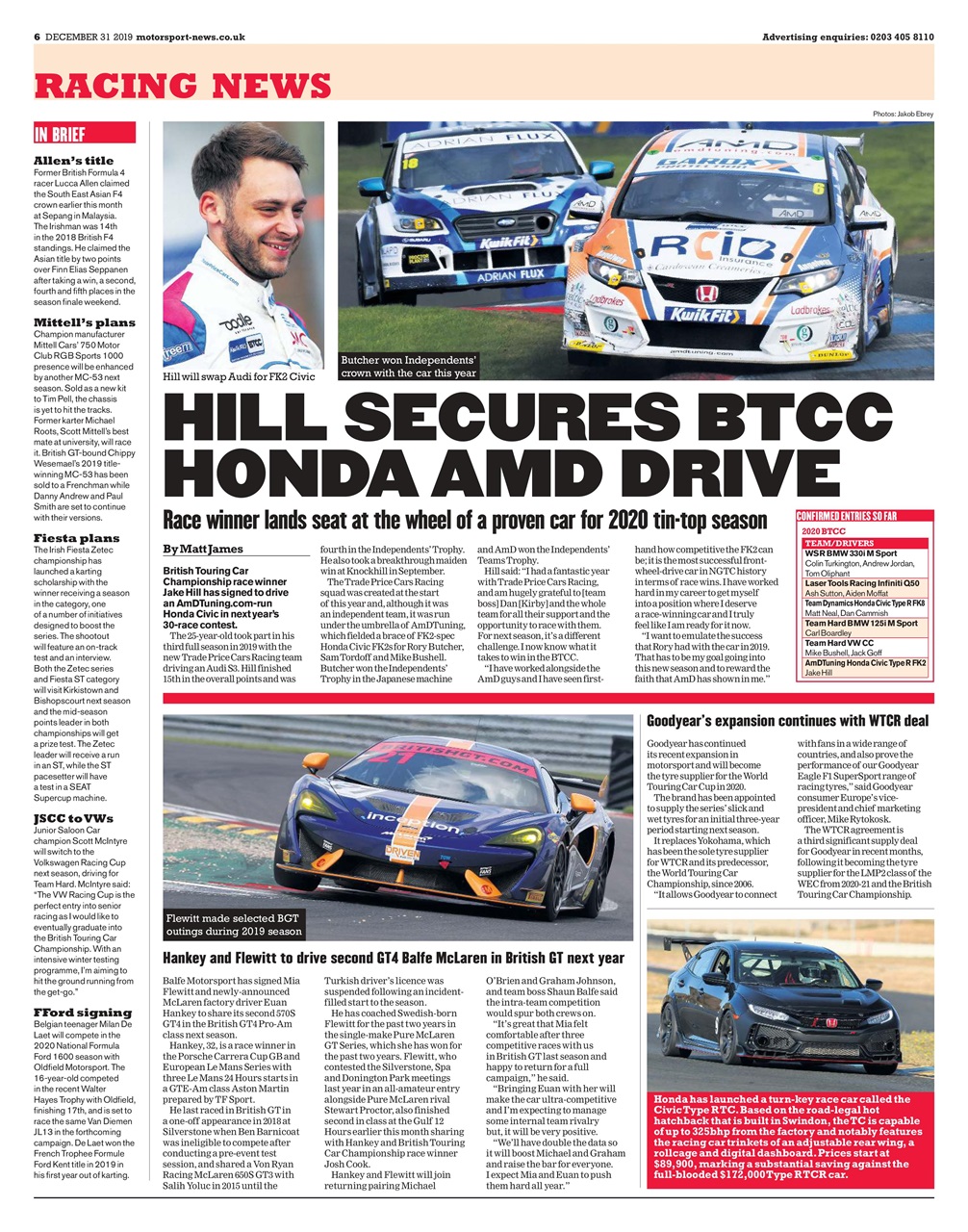 Motorsport News Preview Pages