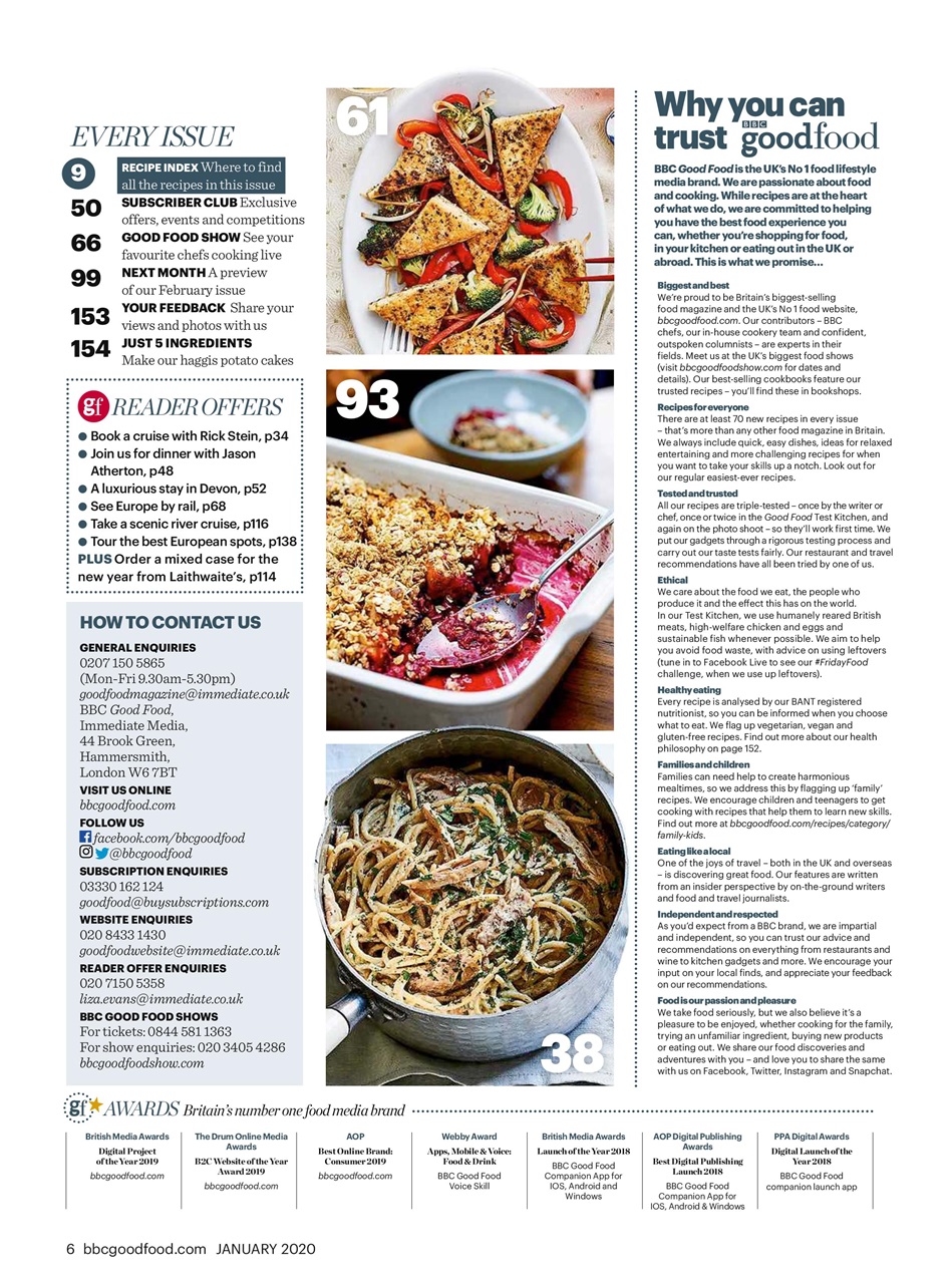 Good Food Magazine Preview Pages