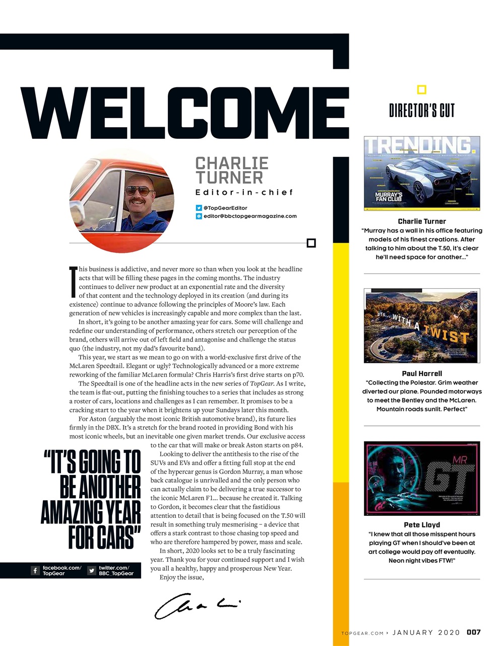 BBC Top Gear Magazine Preview Pages