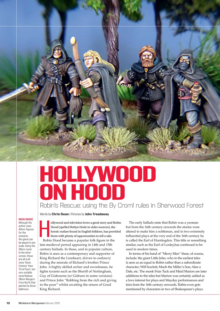 Miniature Wargames Preview Pages