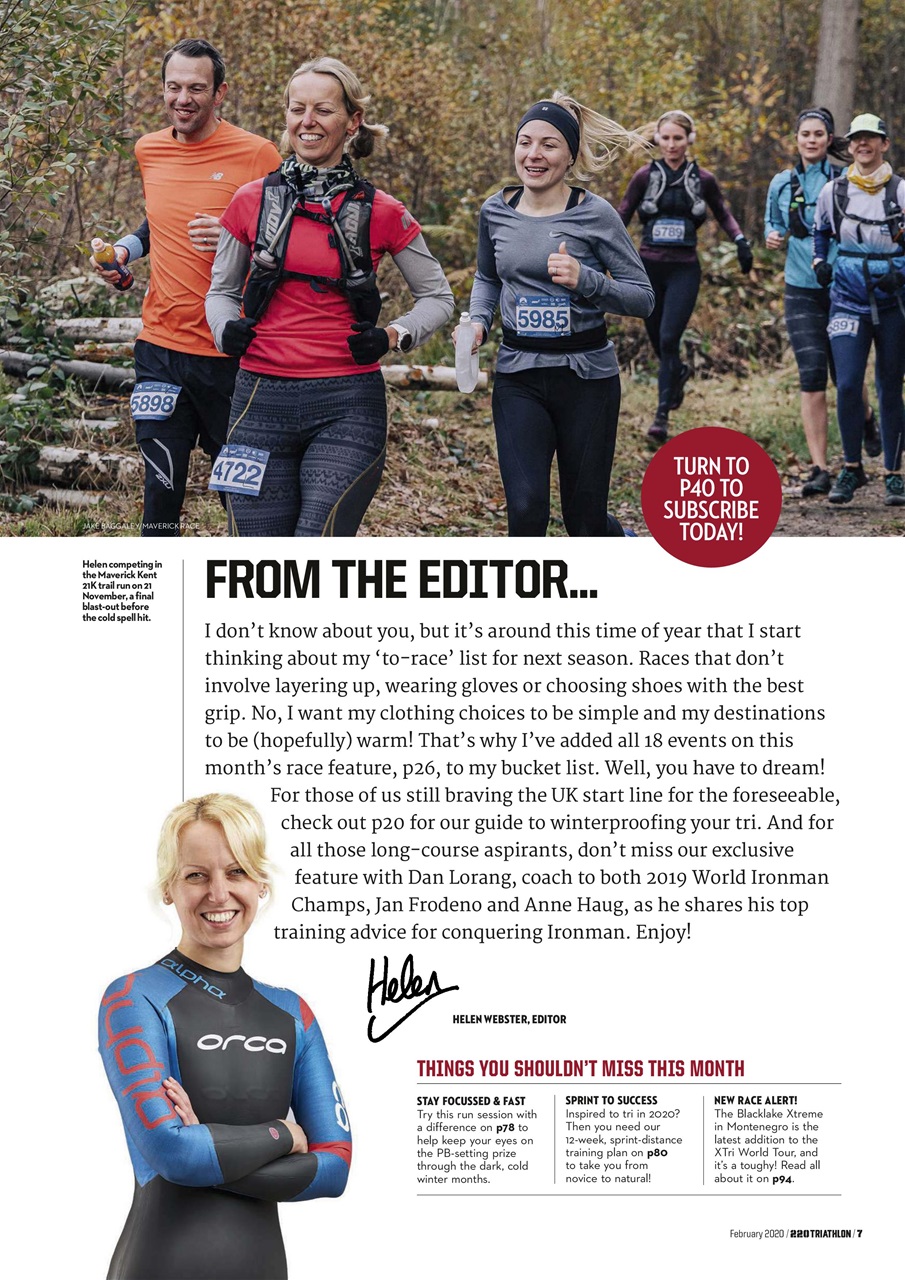 220 Triathlon Magazine Preview Pages