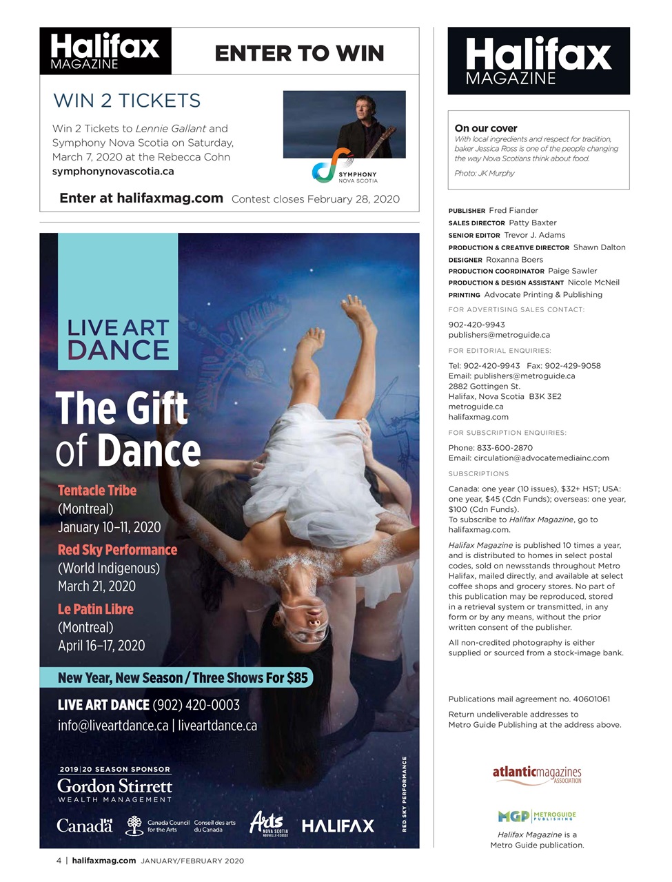 Halifax Magazine Preview Pages