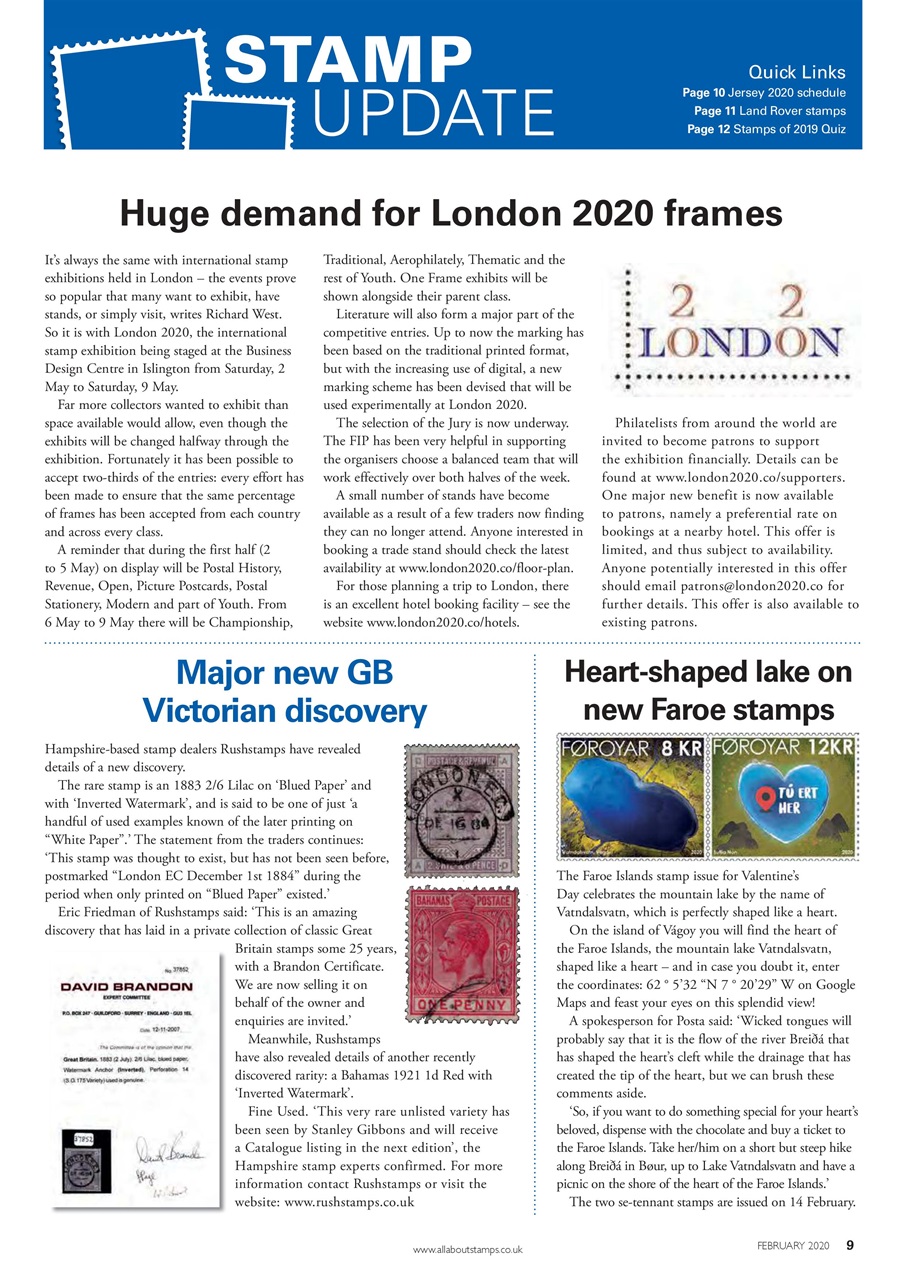 Stamp Collector Preview Pages