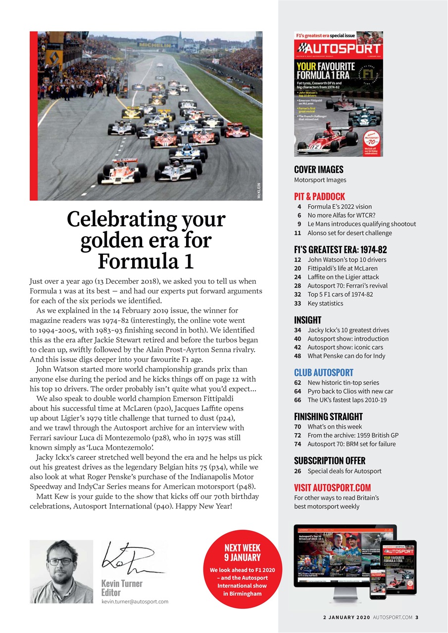 Autosport Preview Pages