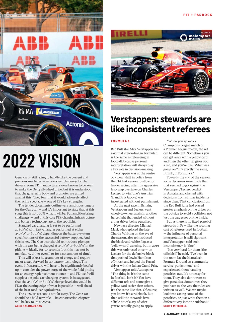 Autosport Preview Pages