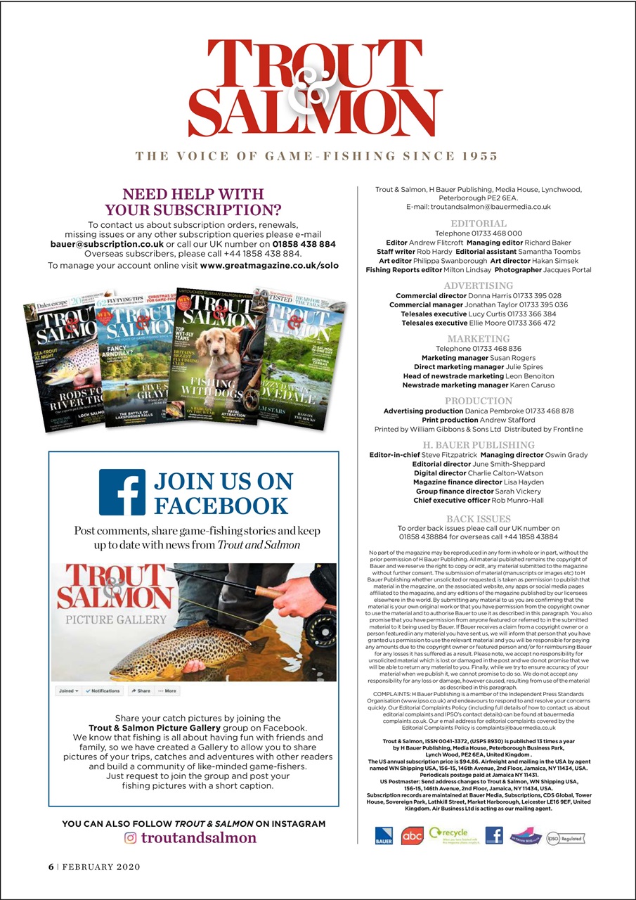 Trout & Salmon Preview Pages