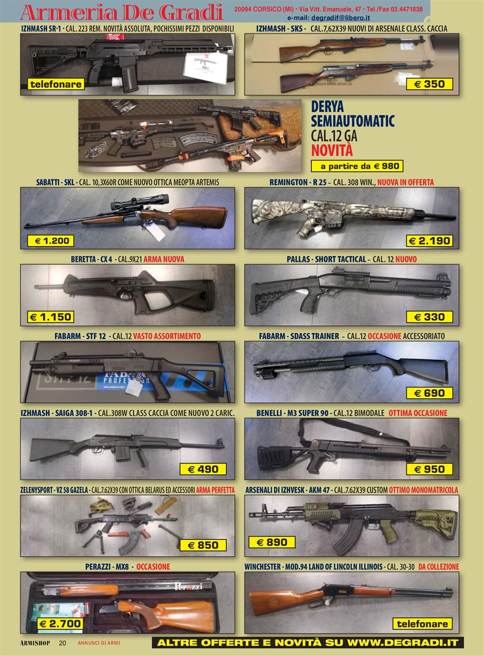 ARMI SHOP Preview Pages