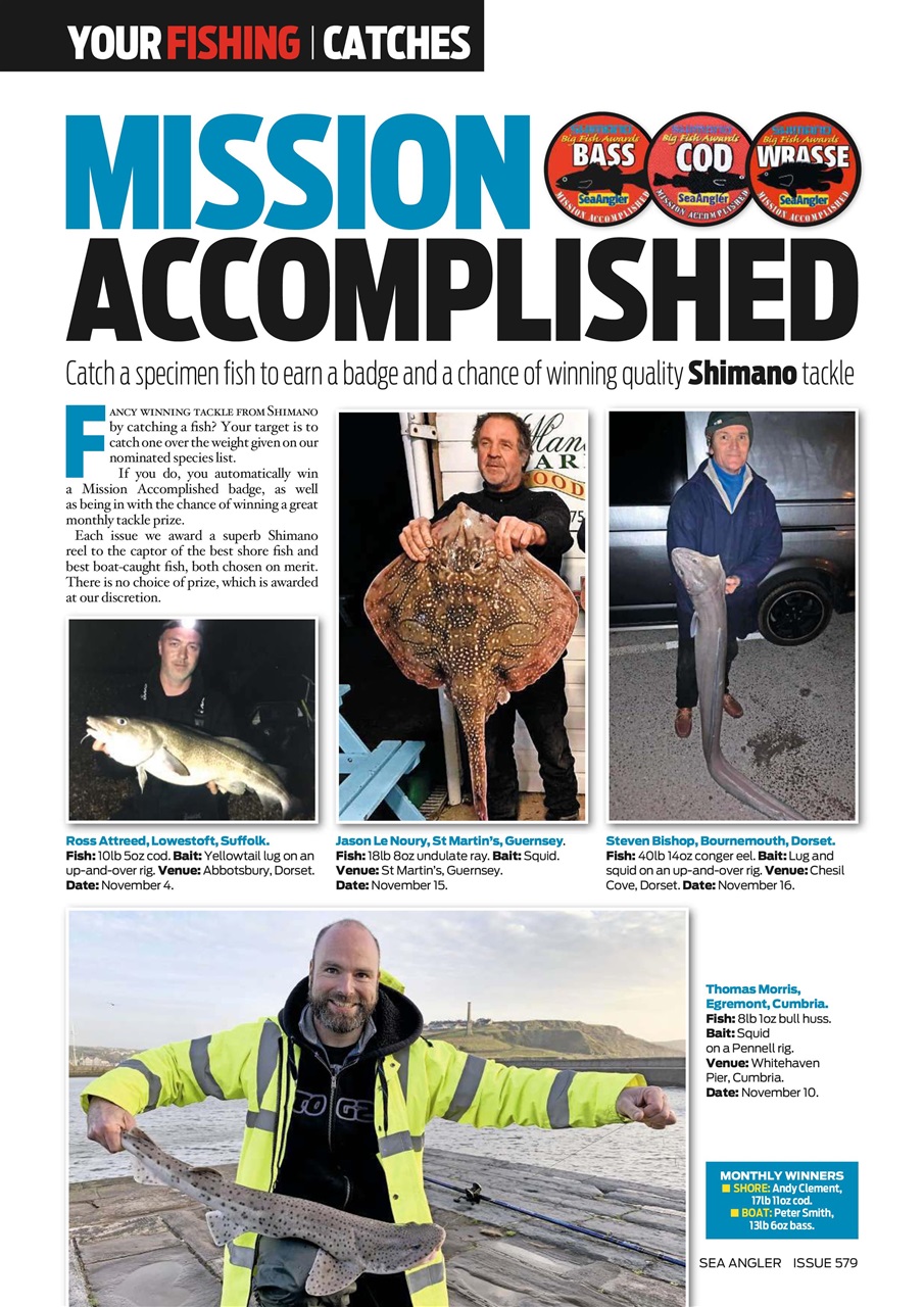 Sea Angler Preview Pages