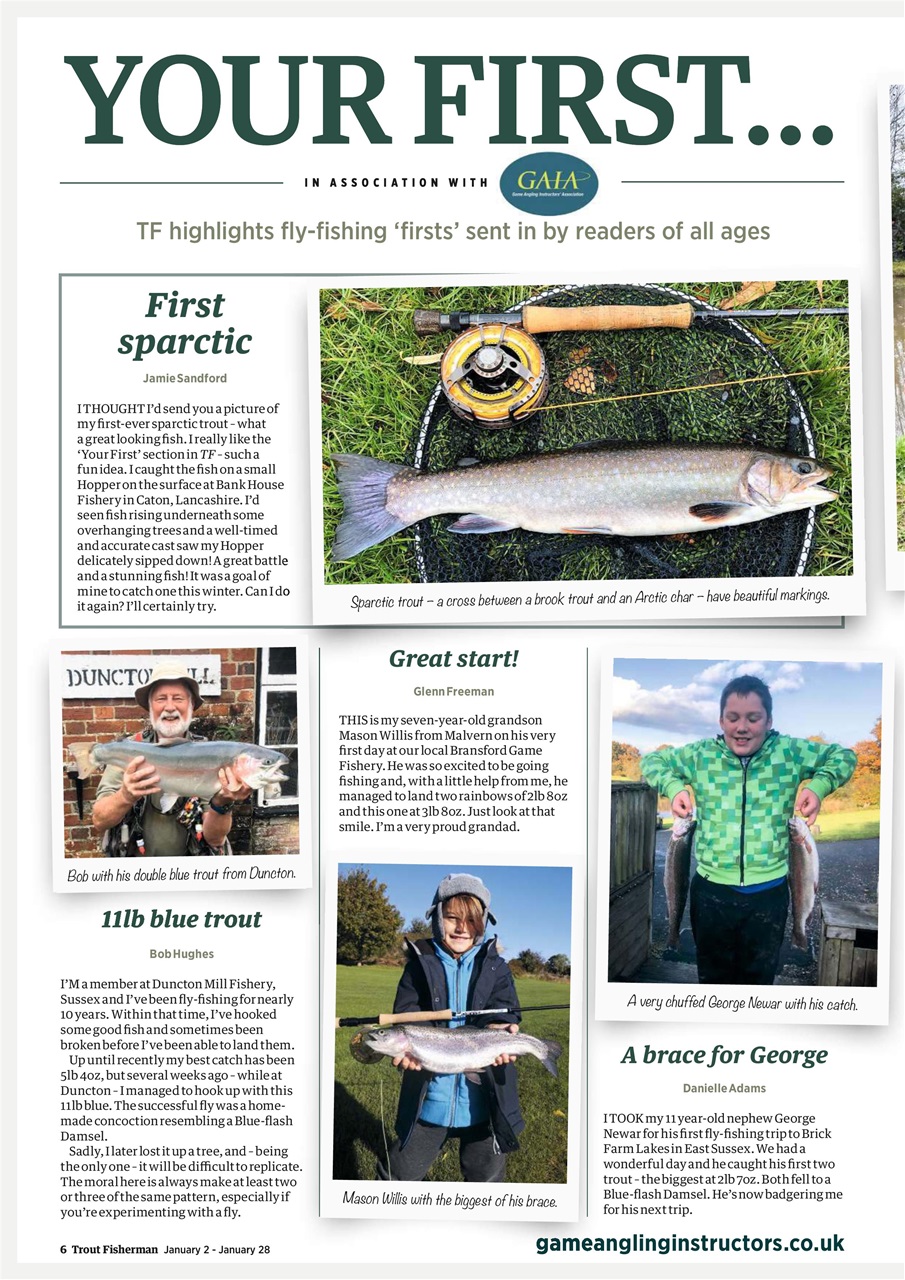 Trout Fisherman Preview Pages