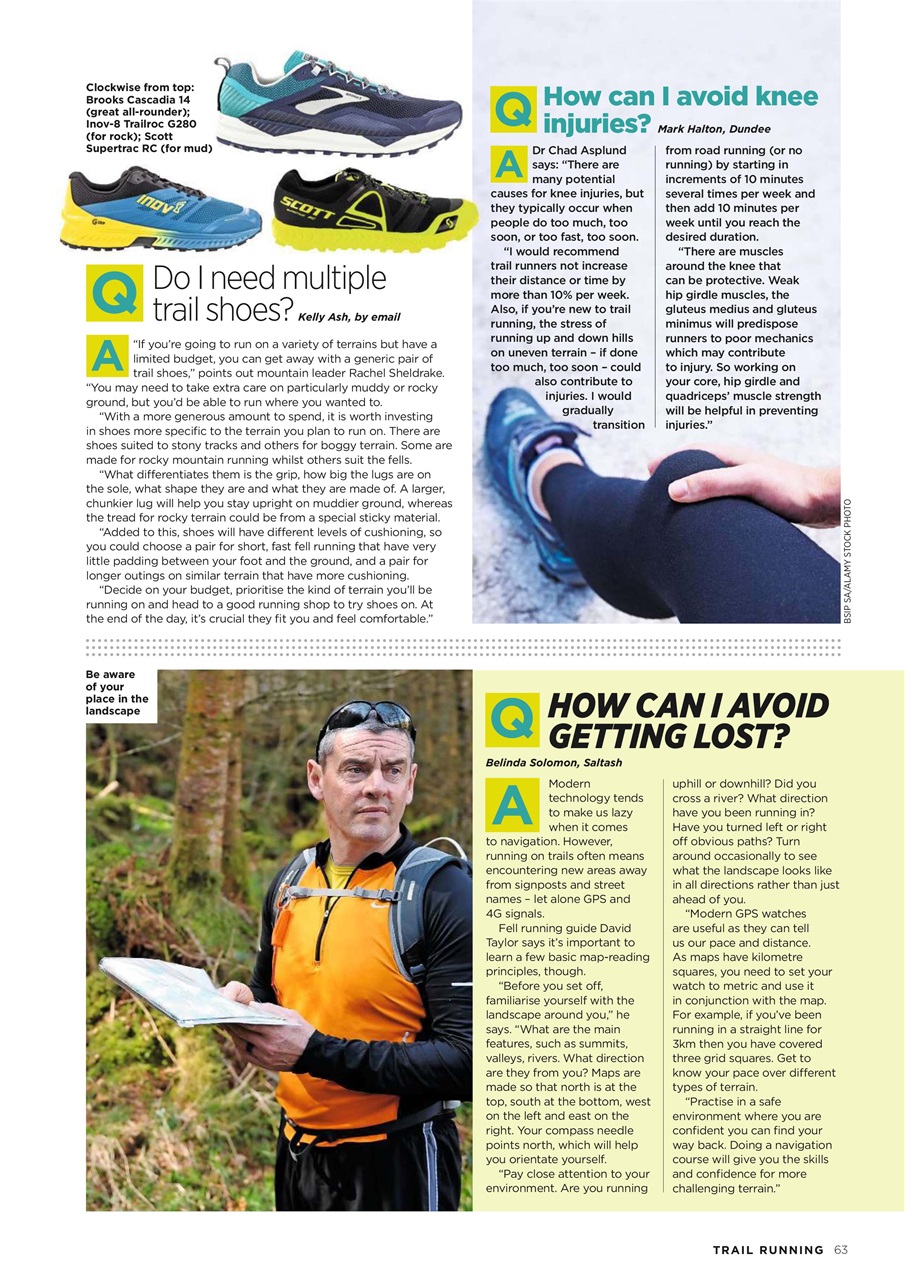 Trail Running Preview Pages