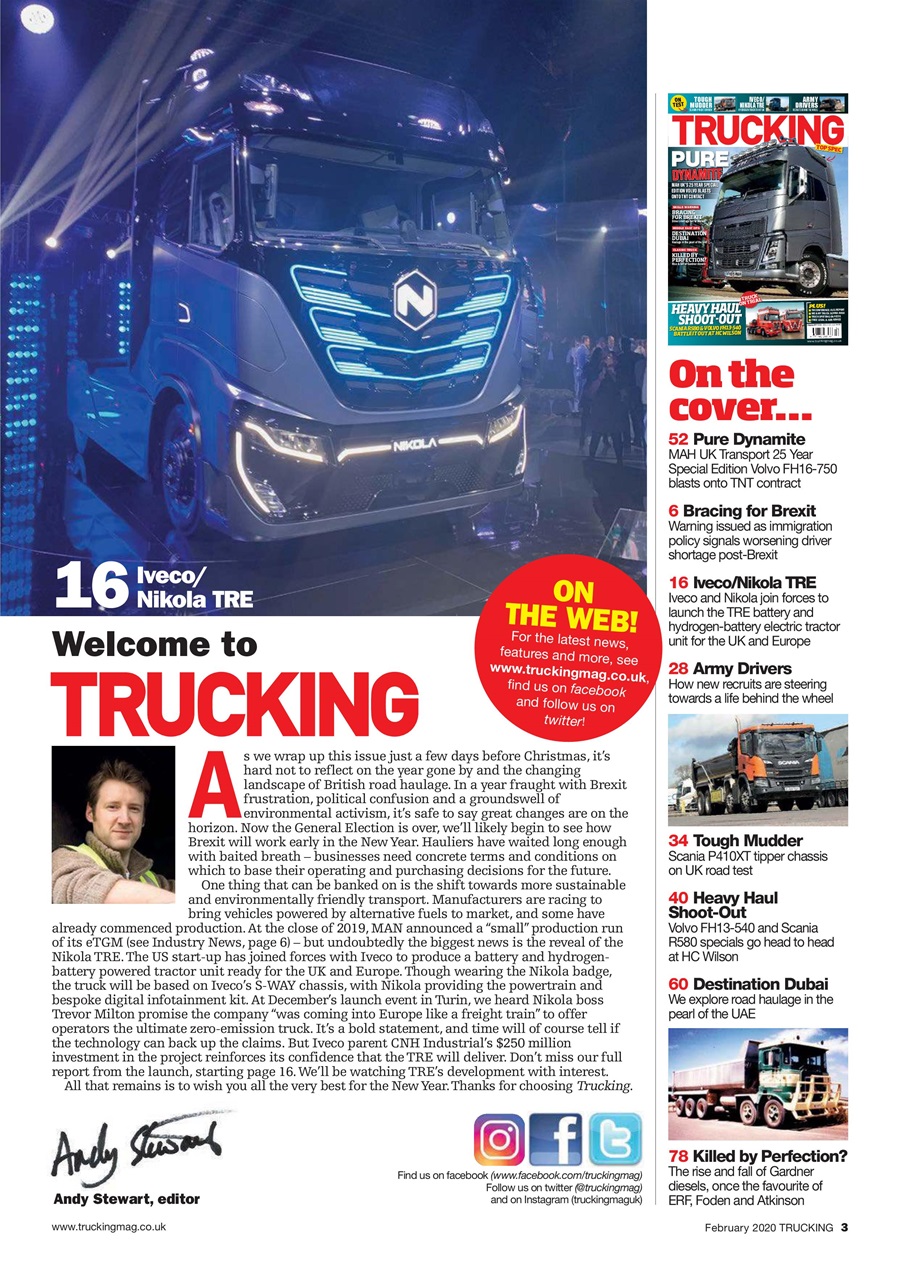 Trucking Magazine Preview Pages