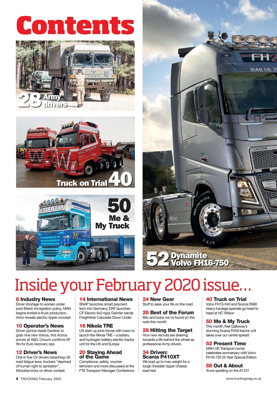 Trucking Magazine Preview Pages
