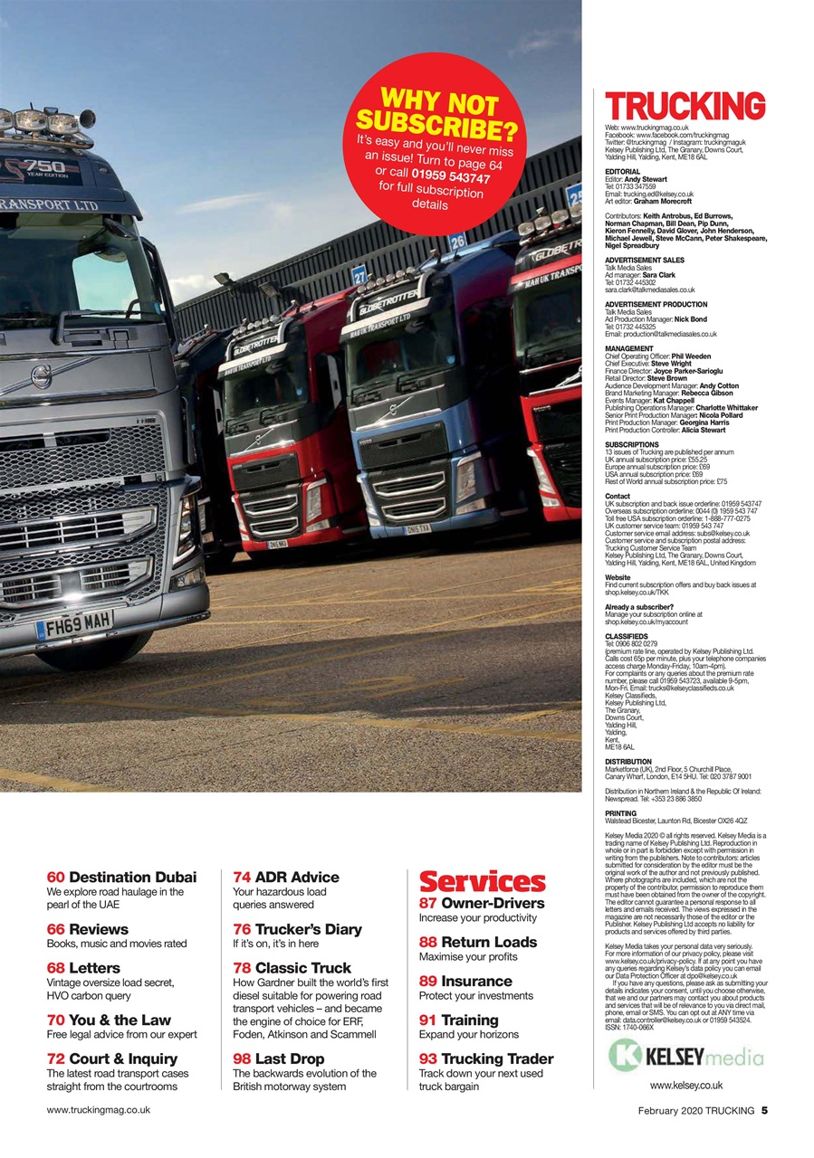 Trucking Magazine Preview Pages
