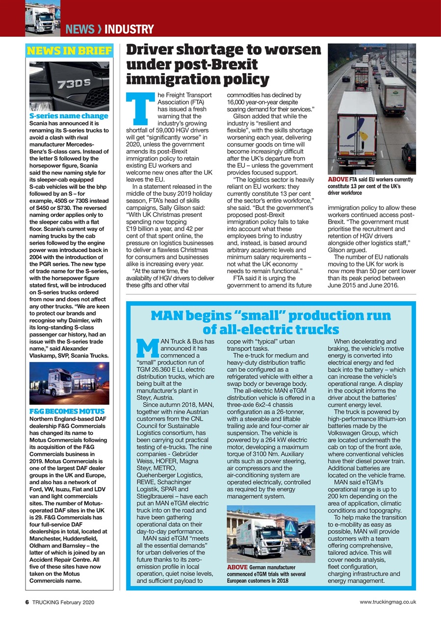 Trucking Magazine Preview Pages