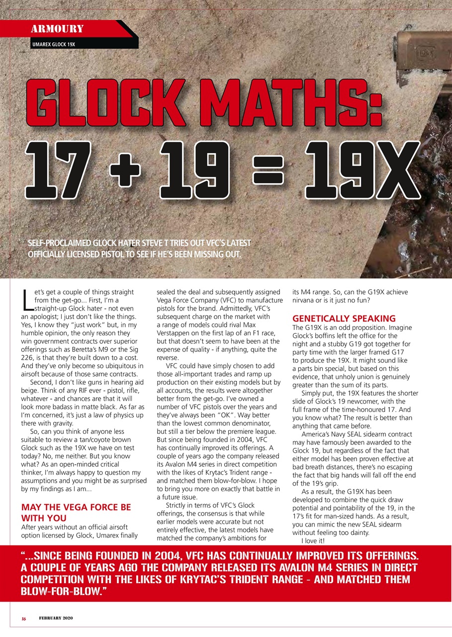 Airsoft Action Preview Pages