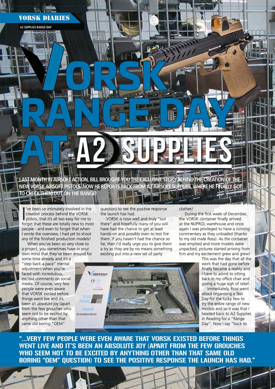 Airsoft Action Preview Pages