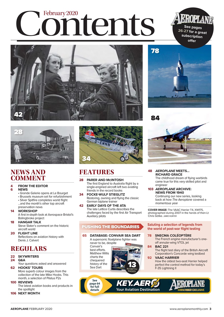 Aeroplane Preview Pages