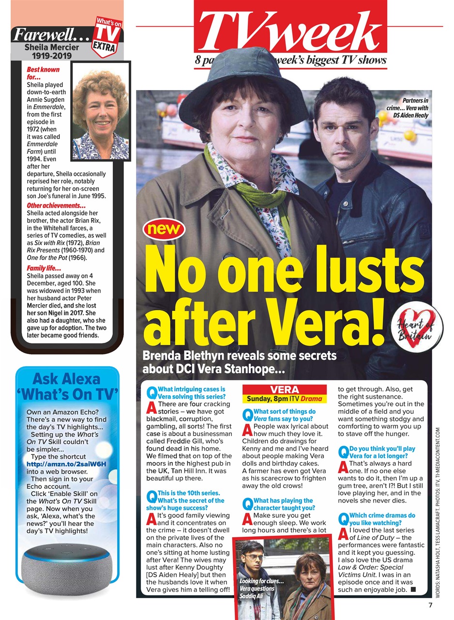 What's on TV Preview Pages