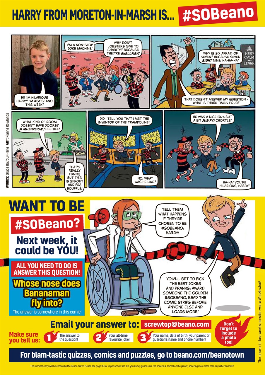 Beano Preview Pages