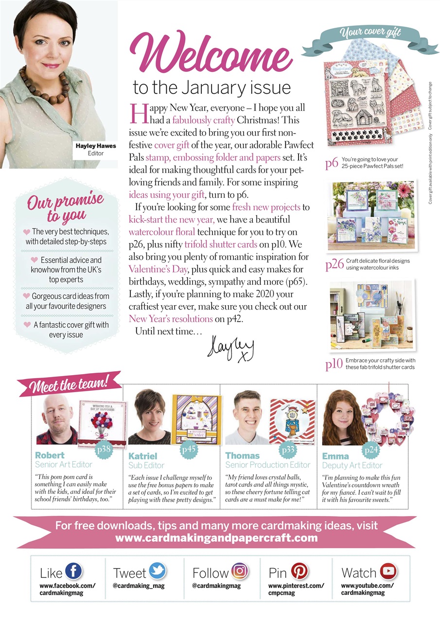 Cardmaking & Papercraft Preview Pages