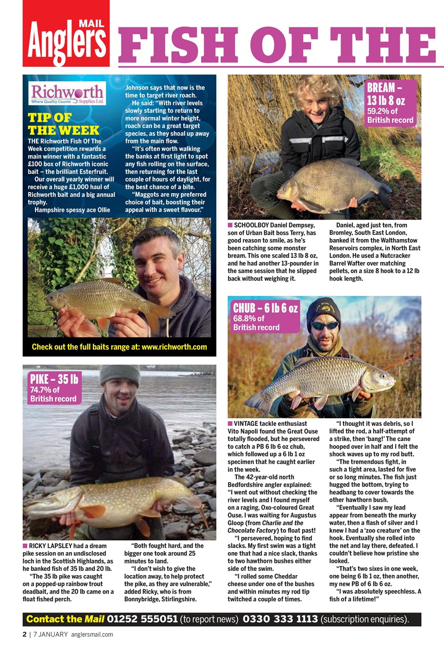 Anglers Mail Preview Pages