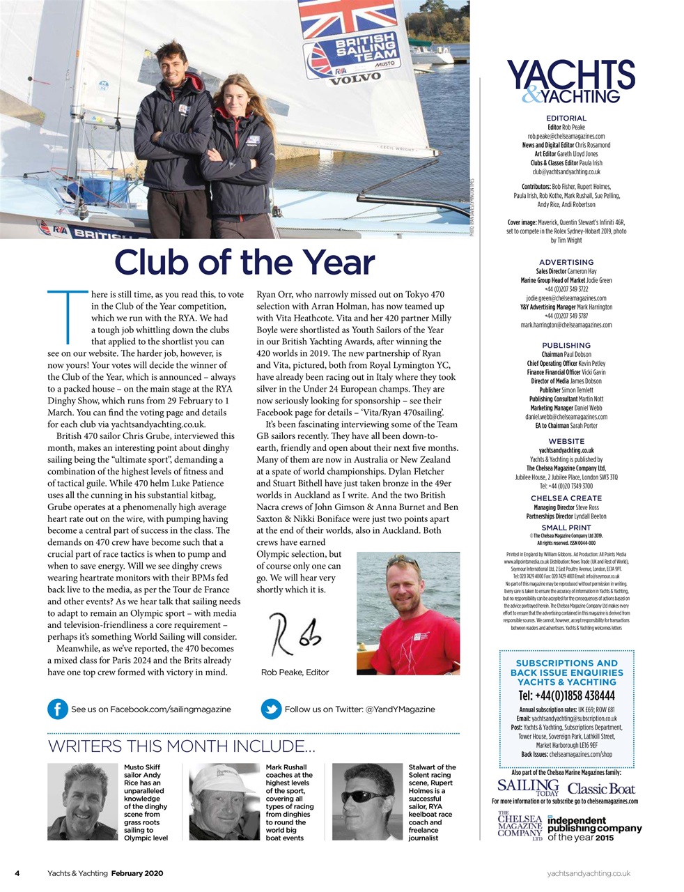 Yachts & Yachting Preview Pages