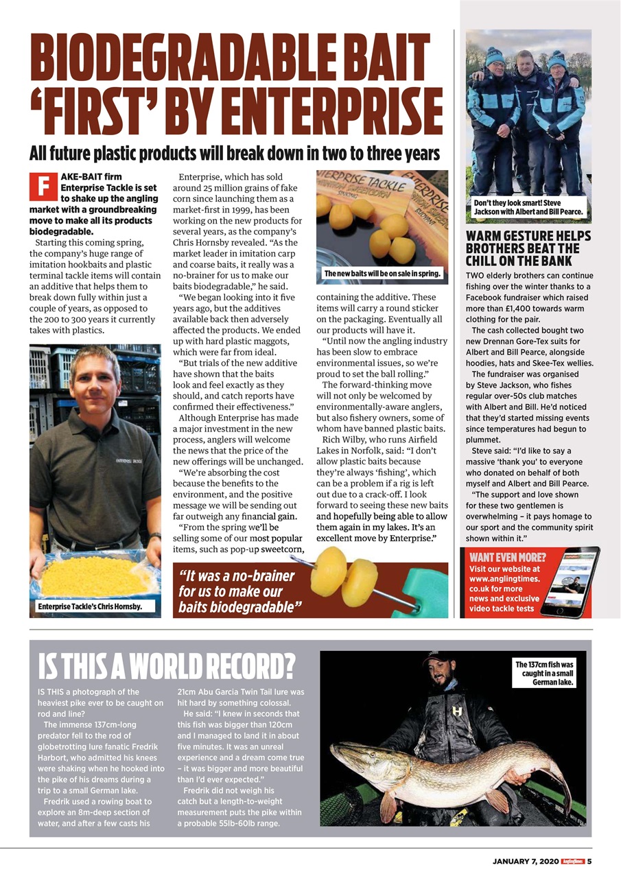 Angling Times Preview Pages