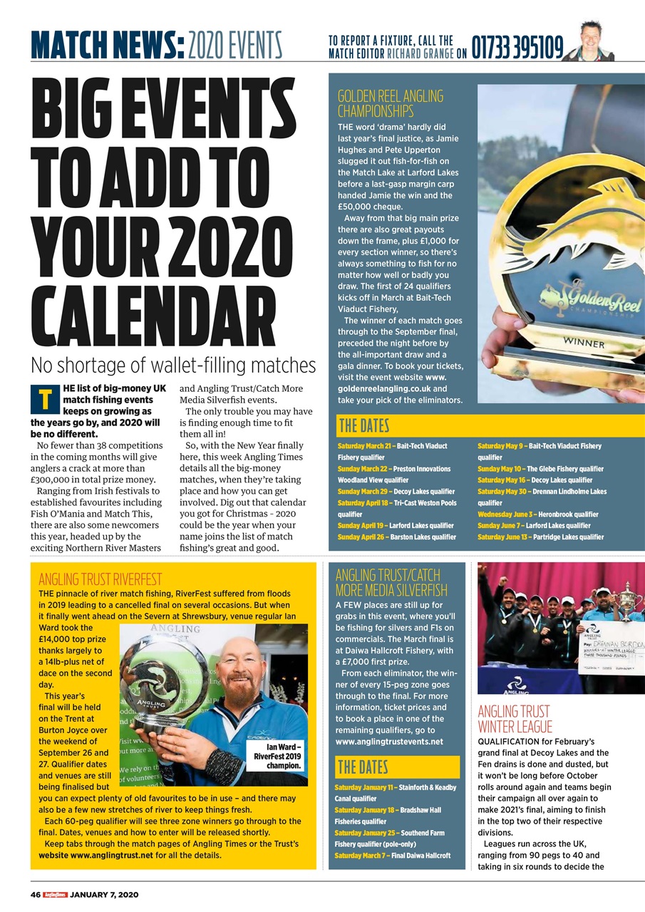 Angling Times Preview Pages