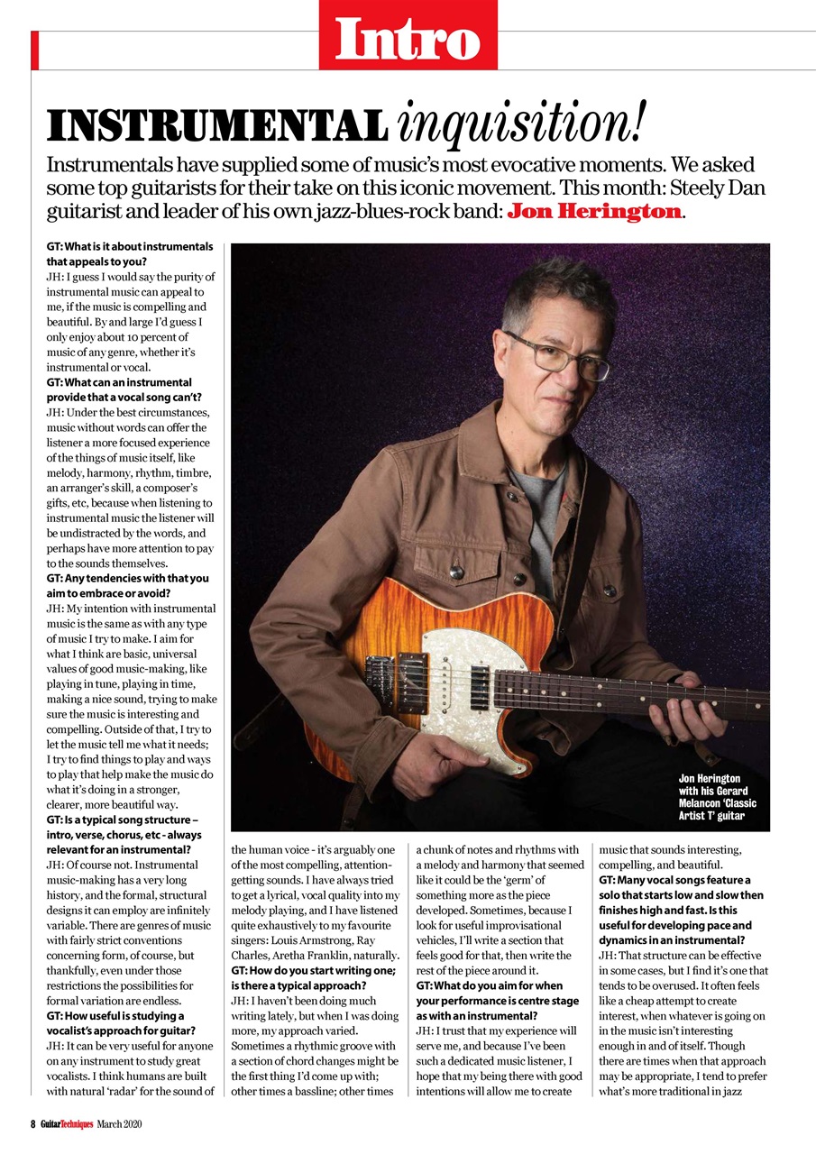 Guitar Techniques Preview Pages