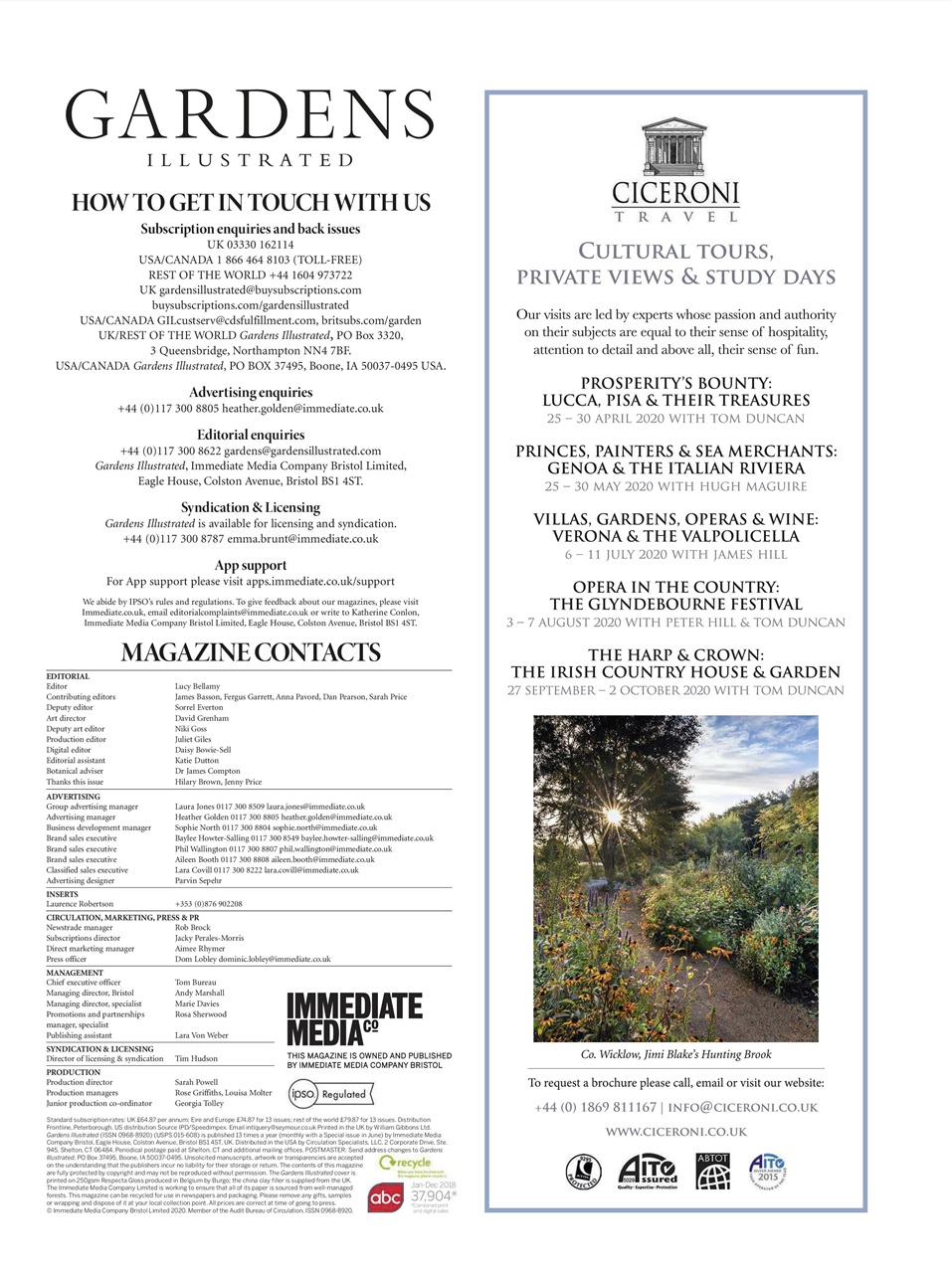 Gardens Illustrated Preview Pages