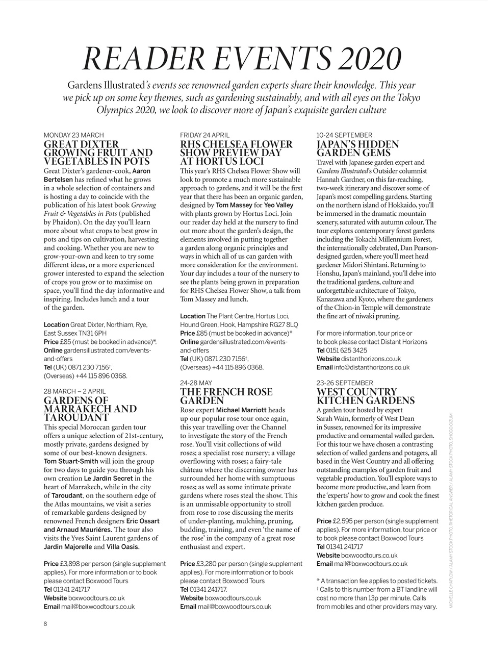 Gardens Illustrated Preview Pages